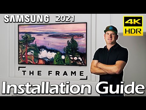 how to mount a frame tv