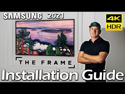 Samsung The Frame 4k UHD TV - Unbox and Installation Guide (2021 model)