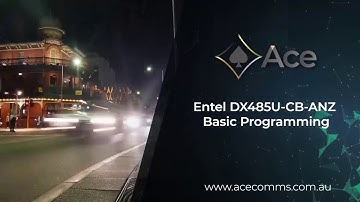 Entel DX485U CB ANZ Basic Programming