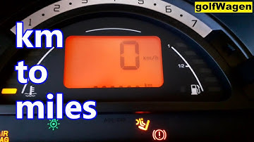 Citroen C3 km to miles change