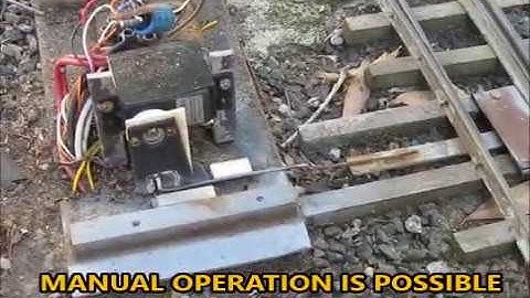 operating G scale turnouts using servos