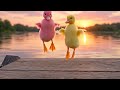 Two Ducks Jump Into Water 🦆💦Cute Ducks Water Jump Fun 🌊Two Baby Ducks Splash Jump#funny #duck #water