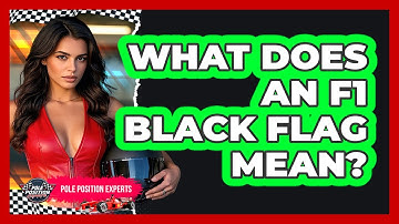 What Does An F1 Black Flag Mean? - Pole Position Experts
