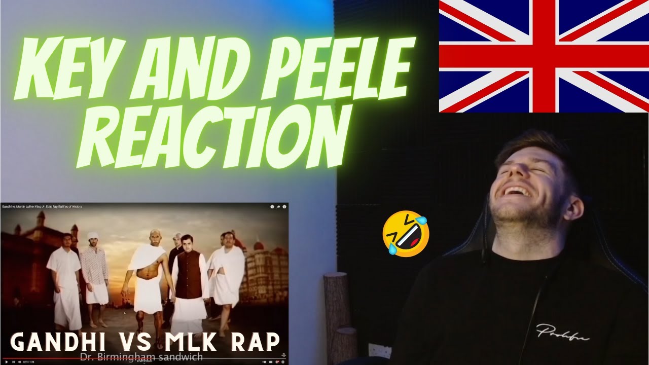 Key and Peele - Gandhi vs Martin Luther King Jr. Epic Rap Battles Reaction 🇬🇧Brit Reacts