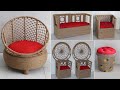 Amazing Reuse Ideas Waste material into Modern Chairs, Jute craft idea