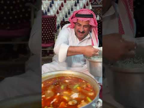 كبسة رز تمن بطريقة مشعل العويصي