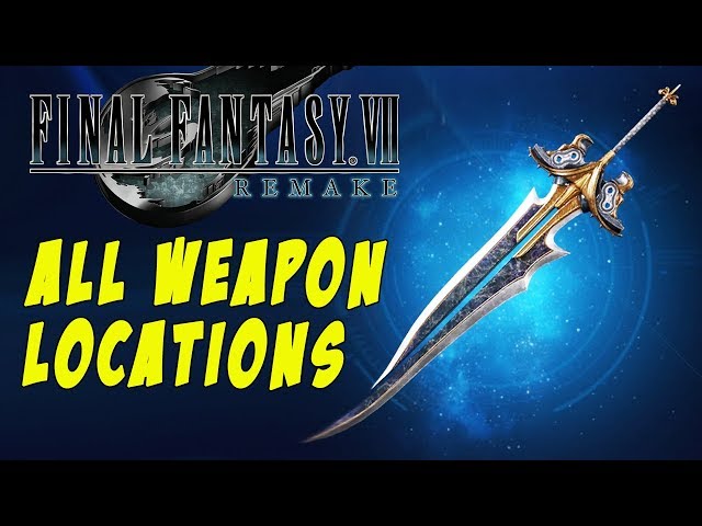 Weapons List - How to Get Every Weapon - Final Fantasy 7 Remake