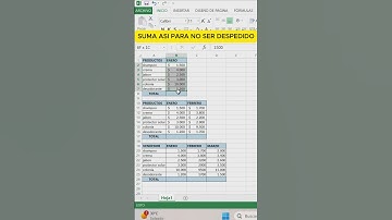 ¡Aprende a Sumar en Excel en 30 Segundos! 🧠💻 #shorts