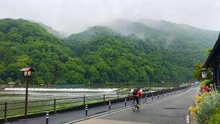 2020年6月12日(金)梅雨入り京都嵐山の朝Arashiyama in the rainy season 雨季的岚山
