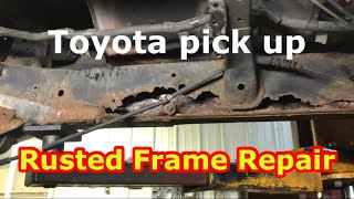 Toyota rusty frame repair