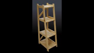 Woodworking. Wooden stand