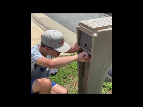 Installing Home Depot Mailbox