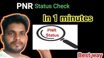 How to check PNR status of train ? || Pnr status enquiry 2024 || full details