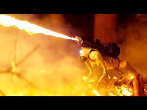 The Robot Dog With A Flamethrower | Thermonator