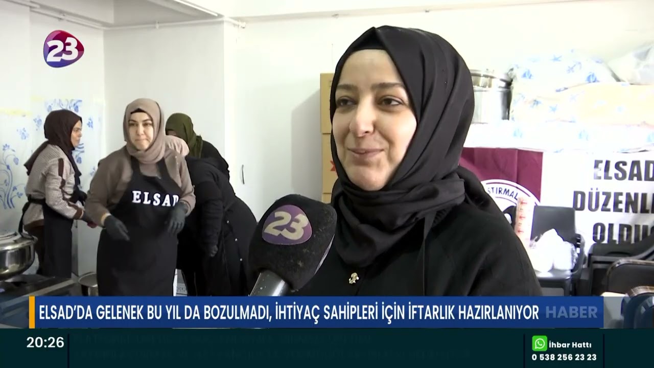 ELSAD’DA GELENEK BU YIL DA BOZULMADI, İHTİYAÇ SAHİPLERİ İÇİN İFTARLIK HAZIRLANIYOR