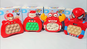 ASMR Playing Pop it Electronic Fast Push Game Fidget Toy | Stage Mode | Level Mode