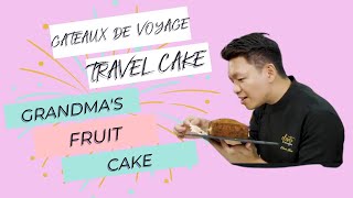 Christmas Dessert Recipe - Grandma's Fruit Cake with Biscoff Gateaux de Voyage (Travel Cake)