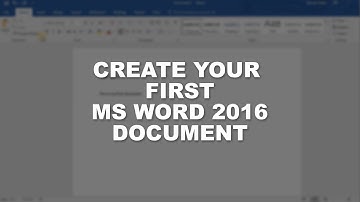 Microsoft Word 2016 Essential Training | Create Your First Document