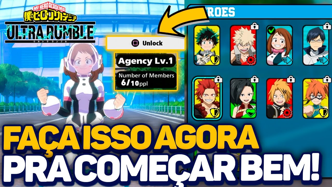 COMO COMEÇAR BEM NO MY HERO ULTRA RUMBLE!! - YouTube