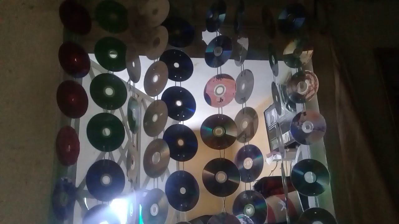 Como hacer una cortina de discos YouTube Como hacer una cortina de discos YouTube