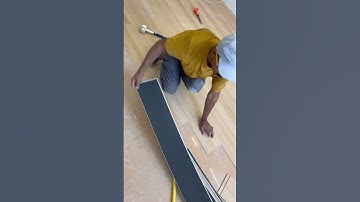 How to Install SPC Flooring Like a Pro | DIY Rigid Core Vinyl Plank #flooring #shorts #diy