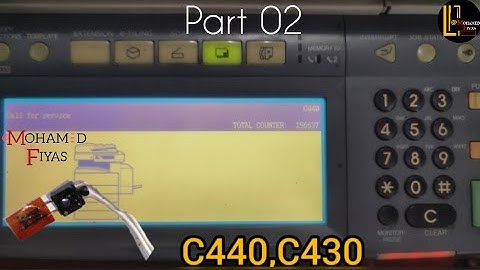 How to fix this problem C430,C440 error part 02
