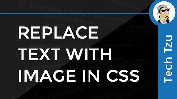 How to Replace text with image in CSS