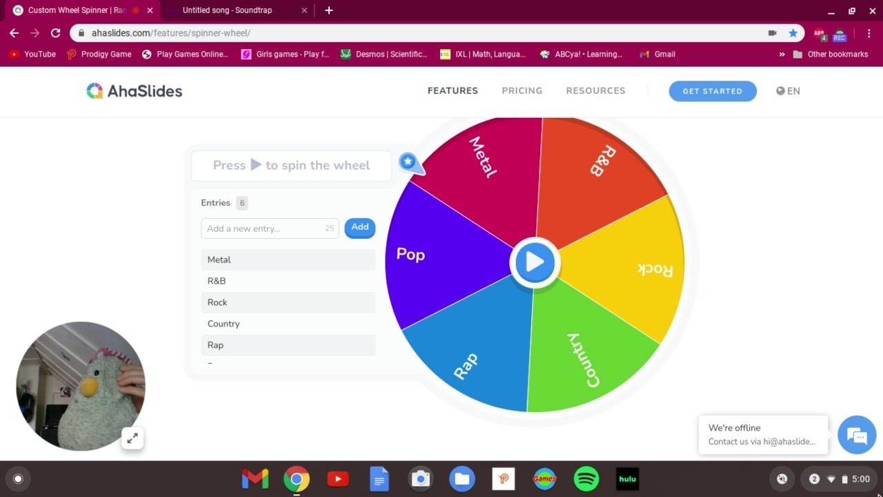 Spin the Wheel, Make a Song of that Genre! (Pt. 1) YouTube
