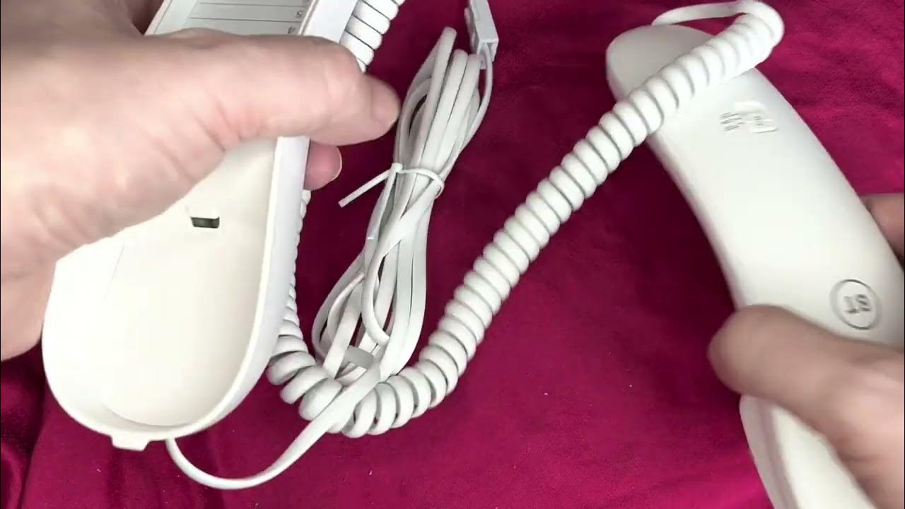 Unboxing BT Duet 210 Corded Wall Mountable Home Telephone in Off