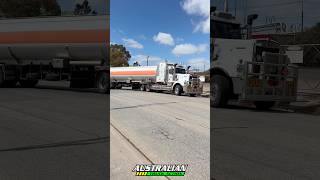 Kenworth C509 fuel tanker road train turning out!