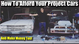 What is up you guys! today i'm showing how i bought a wrecked car and
parted it out to make enough money work on my project cars! be sure
hit the s...
