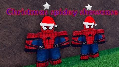 Christmas spidey showcase (Ultimate tower defense sim)