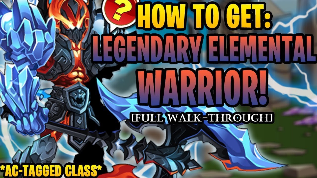 AQW Legendary Elemental Warrior Class (FULL WalkThrough) (ACTAGGED