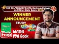 🚀WINNER ANNOUNCEMENT | STUDY CHALLENGE | FREE PYQ Book | SSC CGL, CHSL | Viren Sir | Unlocked SSC