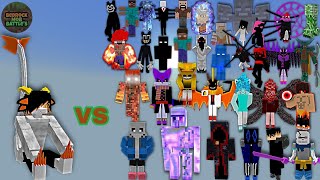 Xaak vs Random Op Broken Bosses | Minecraft Bedrock | MobBattle | Part 2