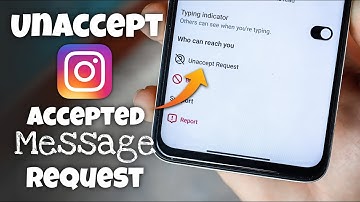 How to Unaccept Accepted Message Request on Instagram