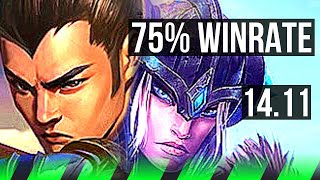 XIN ZHAO vs SEJUANI (JGL) | 75% winrate, 10/2/8 | NA Master | 14.11