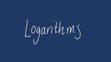 Logarithms | Unit 1 and 2 VCE Maths Methods