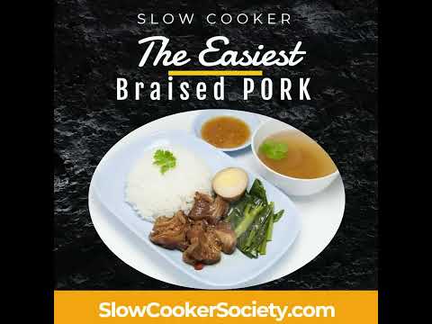 Slow Cooker Braised Pork Recipe | How to Make a Crock Pot Braised Pork. It Melts in the Mouth
