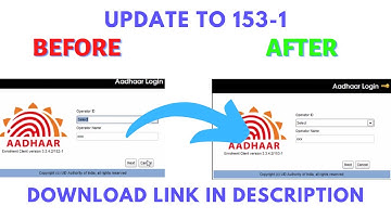 Aadhaar Enrolment Client Update 3.3.4.2/153-1 | Download OTA Client file 3.3.4.2/153-1 | csc ucl