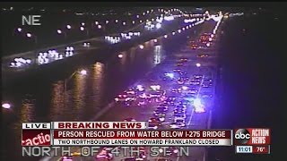 One person ends up in water after injury wreck on Howard Frankland I-275 bridge