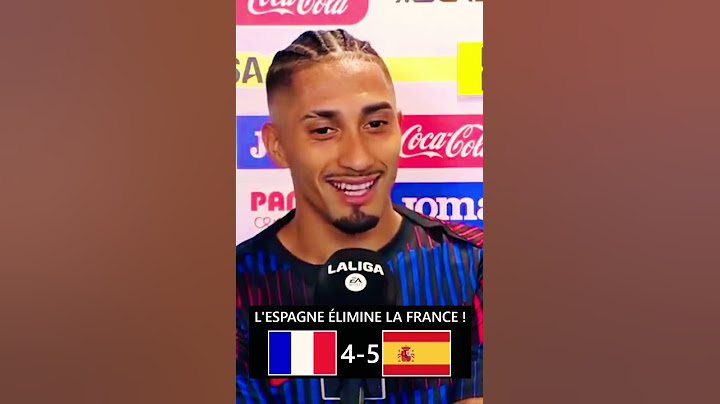 ESPAGNE 5-4 FRANCE, LAMINE YAMAL EST ÉLU HOMME DU MATCH