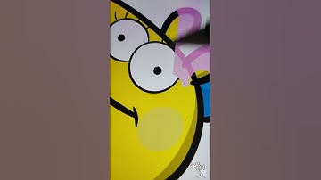 • Procreate Peppa Pig as Marge Simpson • #procreate #drawing #shorts #shortsvideo  #digitalart