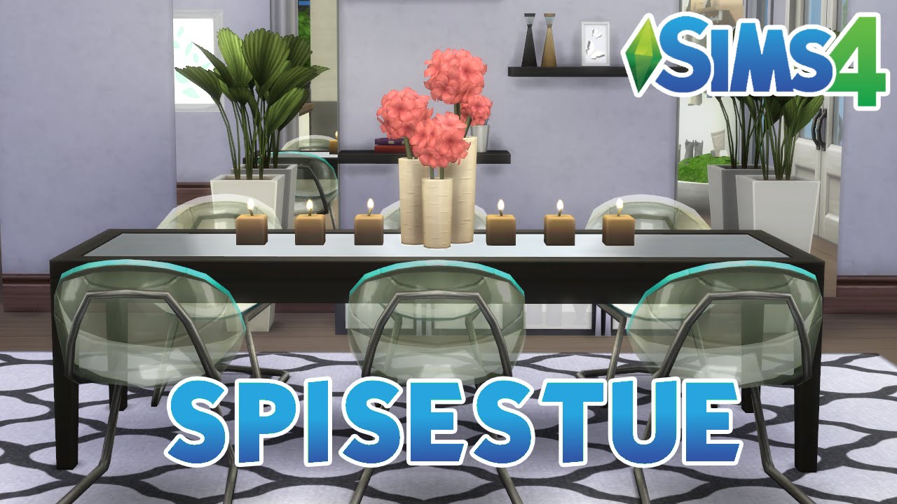 The sims 4 room build (#1.7) spisestue & badeværelse youtube