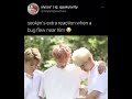 seokjins extra reaction when a bug flew near him 