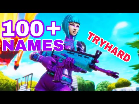 100+ Tryhard Fortnite Names (NOT TAKEN) *SEPTEMBER 2020* - YouTube