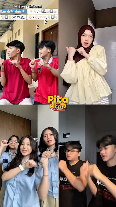 Timur Ke Barat Dance Tiktok Terbaru #dancetiktok #picapica