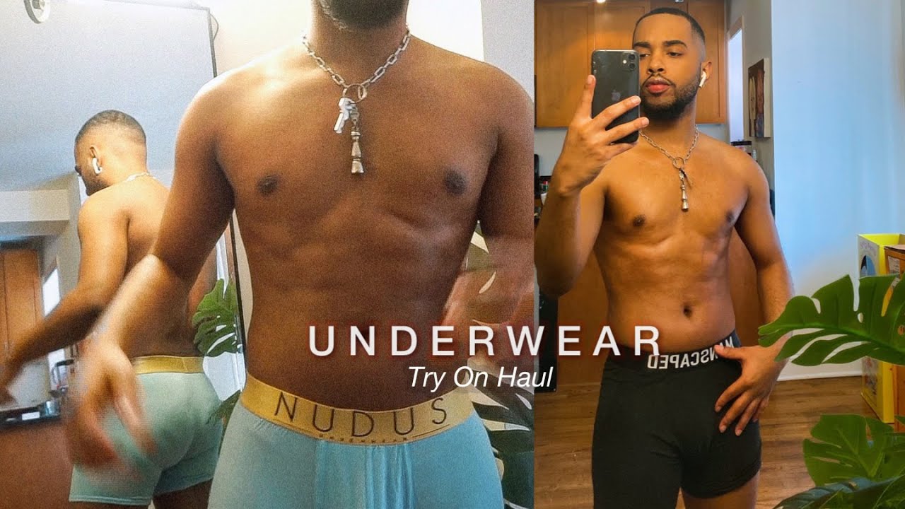 MENS UNDERWEAR TRY ON HAUL 2022  MANSCAPED + NUDUS + LINGERIE +