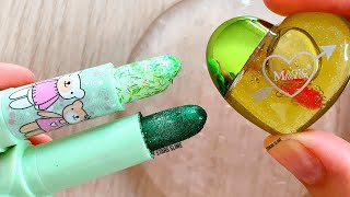 MAKEUP SLIME Compilation! Lipstick Slime! Mixing Lipstick into Clear Slime! #5