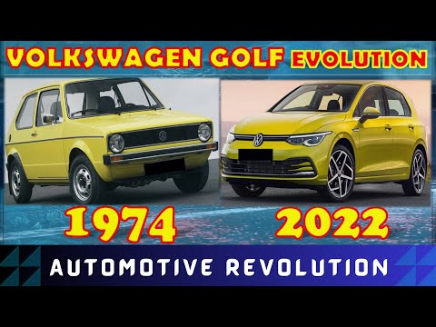 Volkswagen golf evolution (1974-2022)